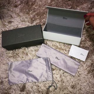 ディオール(Dior)のDior ディオール メガネケース サングラスケース 箱 空箱 ブランド 保存(サングラス/メガネ)