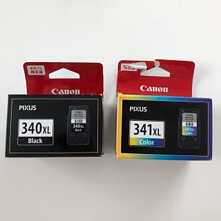 キヤノン(Canon)のキヤノン純正PIXUSプリンターインクカートリッジBC-341XL+340XL(オフィス用品一般)