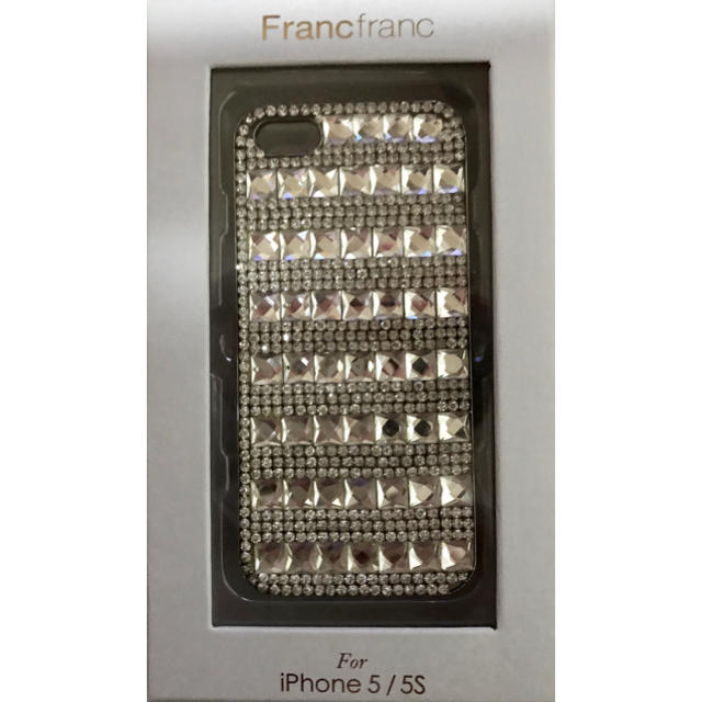 Francfranc(フランフラン)のフランフラン iphone5/5s/SE ケース シルバー スマホ/家電/カメラのスマホアクセサリー(iPhoneケース)の商品写真