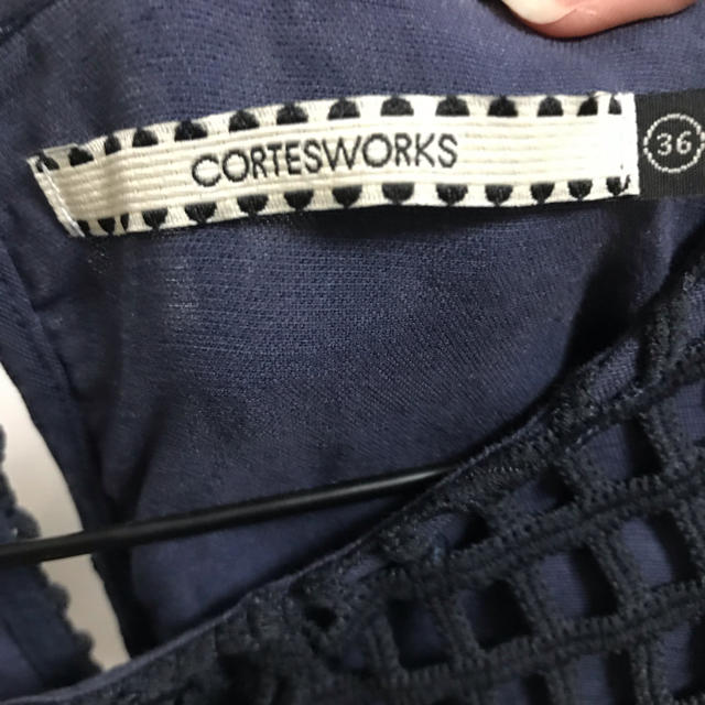 CORTES WORKS(コルテスワークス)のCORTES WORKS ♡ フラワーレースワンピース レディースのワンピース(ひざ丈ワンピース)の商品写真