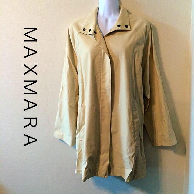 Max Mara(マックスマーラ)の美品⭐️マックスマーラ ジップコート レディースのジャケット/アウター(ノーカラージャケット)の商品写真