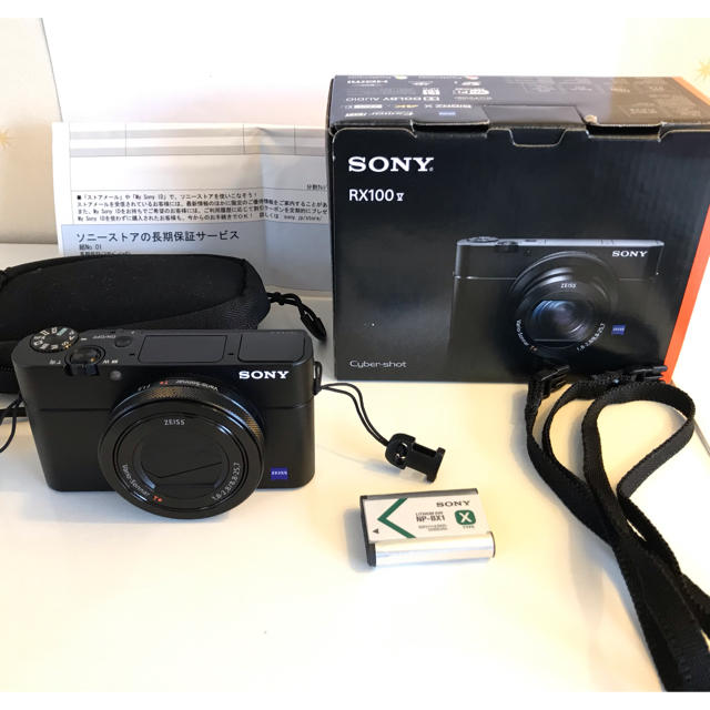 【外箱有り】SONY DSC-RX100M5A【保証書・おまけ付き】カメラ