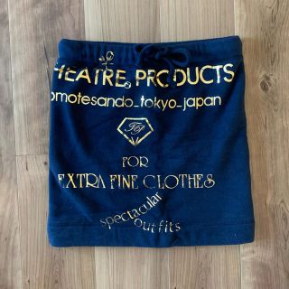 シアタープロダクツ(THEATRE PRODUCTS)のTHEATRE PRODUCTS ロゴ スカート(ミニスカート)