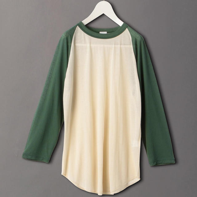 SHEER RAGLAN SLEEVE T-SHIRT - Tシャツ(長袖/七分)