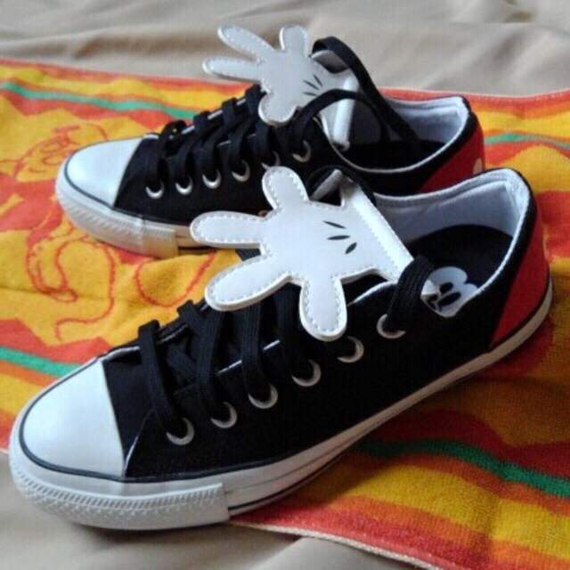 CONVERSE - お値引き【限定 美品】コンバース100周年 ミッキー限定