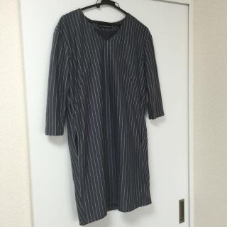 ユナイテッドアローズグリーンレーベルリラクシング(UNITED ARROWS green label relaxing)のストライプワンピース(ひざ丈ワンピース)