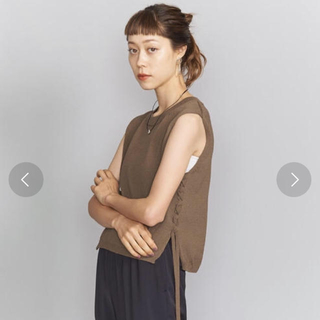 ビューティアンドユースユナイテッドアローズ(BEAUTY&YOUTH UNITED ARROWS)のノースリーブ トップス(カットソー(半袖/袖なし))