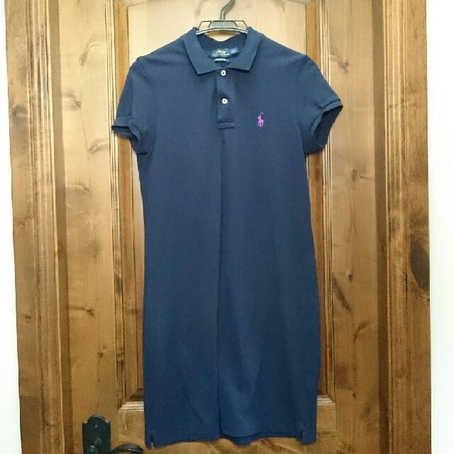 POLO RALPH LAUREN(ポロラルフローレン)のポロ・ラルフローレン ポロシャツワンピース レディースM レディースのワンピース(ひざ丈ワンピース)の商品写真