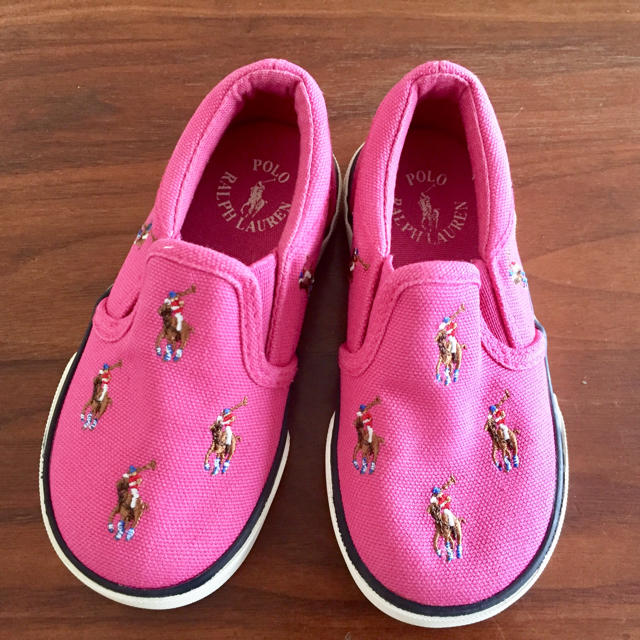 POLO RALPH LAUREN(ポロラルフローレン)のRALPH LAUREN POLO 子供 スリッポン キッズ/ベビー/マタニティのベビー靴/シューズ(~14cm)(スリッポン)の商品写真