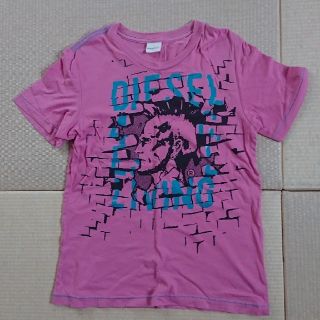 ディーゼル(DIESEL)のDIESELディーゼル お洒落Tシャツ 140-150ピンク(Tシャツ/カットソー)