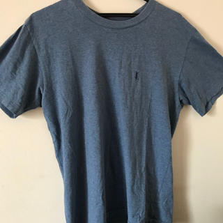 ロキエ(Lochie)のたかな様専用YSL ブルー ロゴT(半袖)(Tシャツ(半袖/袖なし))