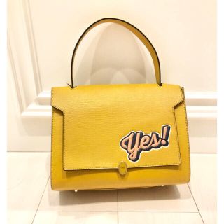 アニヤハインドマーチ(ANYA HINDMARCH)のあちゃっこ0202様専用　アニヤハンドマーチ  イエロー バッグ(ハンドバッグ)