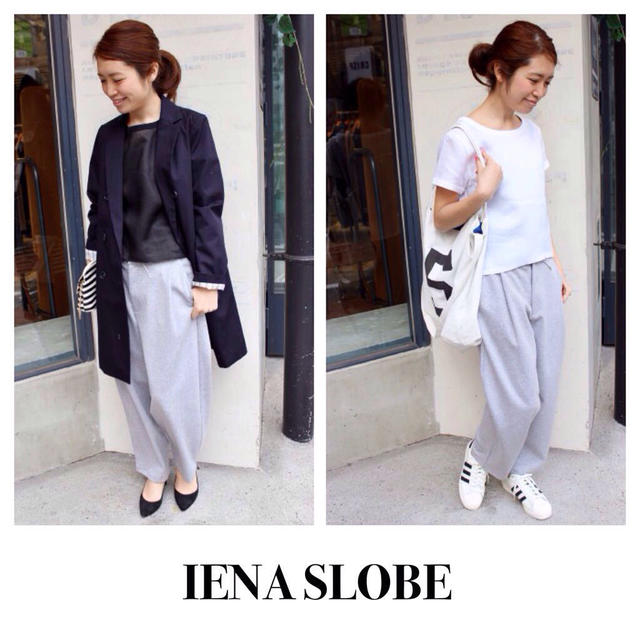 SLOBE IENA(スローブイエナ)の新品♡スエットタックパンツ レディースのパンツ(その他)の商品写真