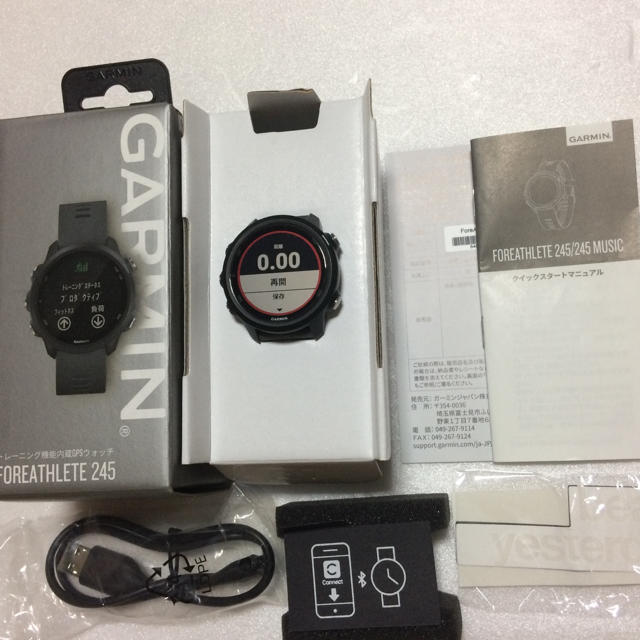 美品 GARMIN(ガーミン) ランニングウォッチ ForeAthlete245