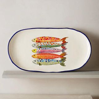 アンソロポロジー(Anthropologie)のアンソロポロジー  お魚 sardina 横長プレート(食器)