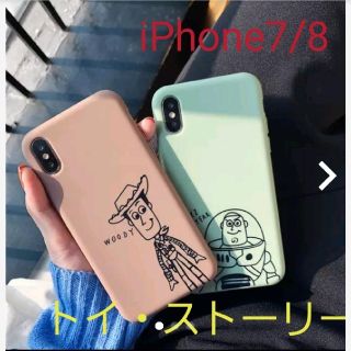 トイ・ストーリー　ウッディ、バズ　iPhoneケース　7/8(iPhoneケース)