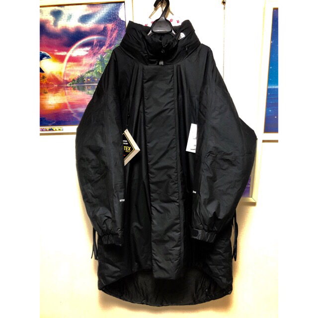 HYKE northface GTX Monster Parka メンズ黒Sジャケット/アウター