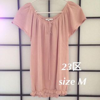 ニジュウサンク(23区)の23区 カットソー 美品 SALE(カットソー(半袖/袖なし))