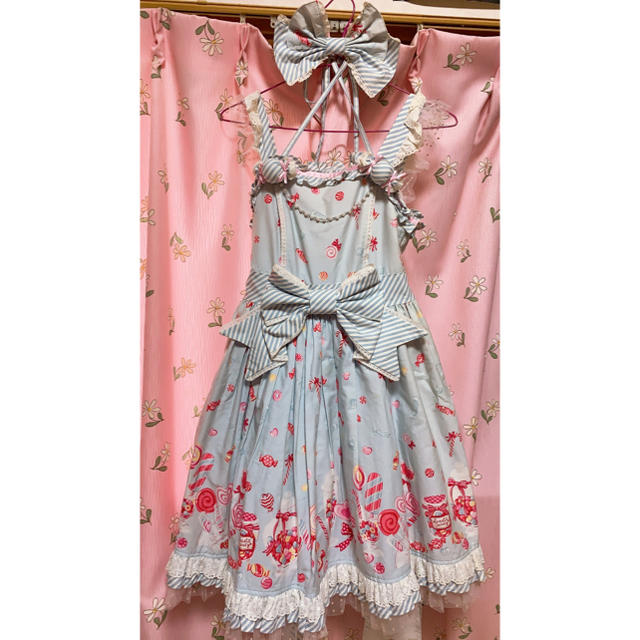 Angelic Pretty(アンジェリックプリティー)のAngelic Pretty ミラクルキャンディJSKセット レディースのワンピース(その他)の商品写真