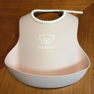 ベビービョルン(BABYBJORN)の美品ベビービョルン  食事用スタイ(お食事エプロン)