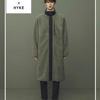 ハイク(HYKE)のTHE NORTH FACE HYKE Tec Boa Coat オリーブ(ロングコート)