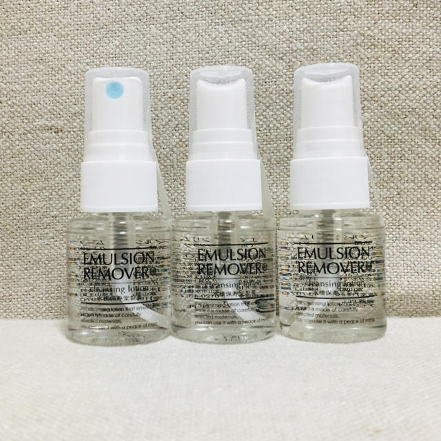 水橋保寿堂製薬(ミズハシホジュドウセイヤク)の【3本SET】エマルジョンリムーバー20ml コスメ/美容のスキンケア/基礎化粧品(クレンジング/メイク落とし)の商品写真