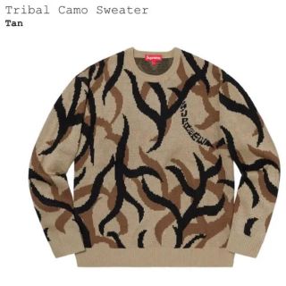 シュプリーム(Supreme)のSupreme Tribal Camo Sweater Tan 2019FW(ニット/セーター)