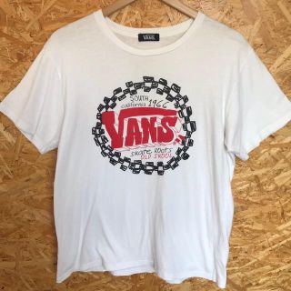 ヴァンズ(VANS)のVANS ヴィンテージ Tシャツ 80s 90s 白ボディ　オールドスケーター(Tシャツ/カットソー(半袖/袖なし))