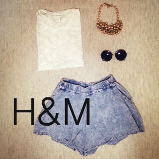 エイチアンドエム(H&M)のH&M★レースカットソー(Tシャツ(半袖/袖なし))