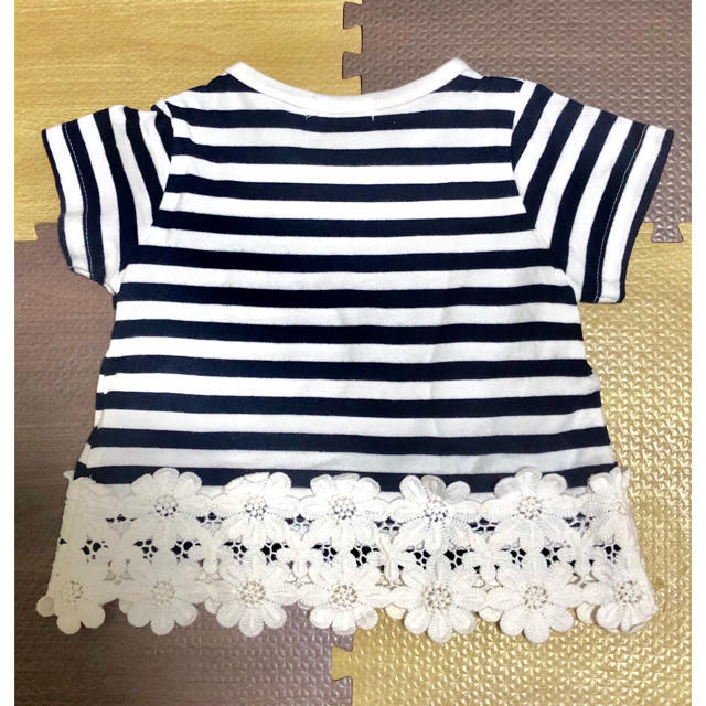 Branshes(ブランシェス)の【branshes】Tシャツ(ネイビー) 80サイズ キッズ/ベビー/マタニティのベビー服(~85cm)(Ｔシャツ)の商品写真