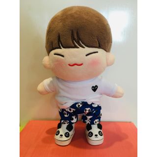 セブンティーン(SEVENTEEN)のk-pop 20cm ぬいぐるみ洋服(パンダパンツ)(アイドルグッズ)