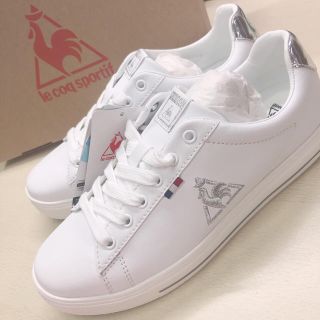 ルコックスポルティフ(le coq sportif)のルコック スニーカー シルバー 24.5cm(スニーカー)