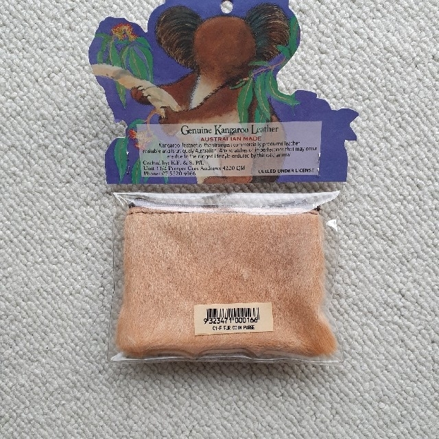 Francfranc(フランフラン)のオーストラリア　カンガルー　アグ　ファー　コインケース　ポーチ　革　ふわふわ レディースのファッション小物(財布)の商品写真