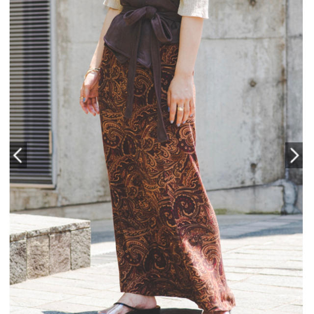 Kastane(カスタネ)のkastane ペイズリー スカート レディースのスカート(ロングスカート)の商品写真