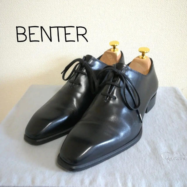 【イタリア製】ベンター　プレーントゥ　ビジネスシューズ　革靴　伊勢丹