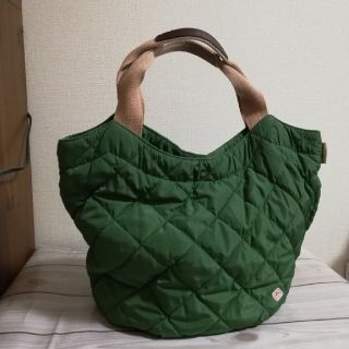 ルートート(ROOTOTE)のROOTOTE　ルートート　キルティングバッグ　緑　中古品(トートバッグ)