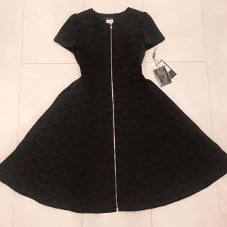 Rene ルネ フロントジップ ワンピース size:32 - 34-