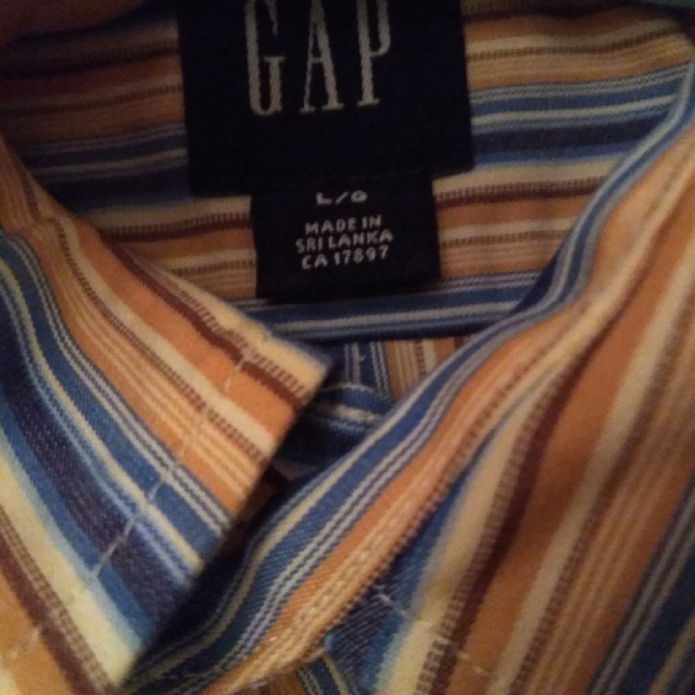 GAP(ギャップ)のGAP ストライプ長袖シャツ メンズのトップス(シャツ)の商品写真
