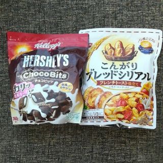 ニッシンショクヒン(日清食品)のチョコビッツ ケロッグ こんがりブレッドシリアル シスコ ハーシーズ フレーク(菓子/デザート)