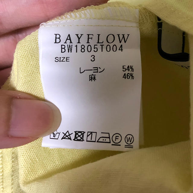 BAYFLOW(ベイフロー)のbayflow カットソー ブラウス リボン レディースのトップス(シャツ/ブラウス(長袖/七分))の商品写真