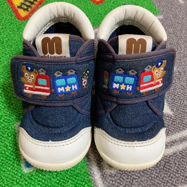 mikihouse(ミキハウス)のミキハウス♡靴 スニーカー♡美品♡mikihouse♡14.5cm キッズ/ベビー/マタニティのベビー靴/シューズ(~14cm)(スニーカー)の商品写真
