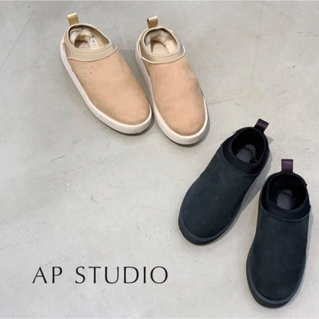 L'Appartement DEUXIEME CLASSE(アパルトモンドゥーズィエムクラス)のAP STUDIO *【SUICOKE/スイコック】ムートンサボ 23 レディースの靴/シューズ(スリッポン/モカシン)の商品写真