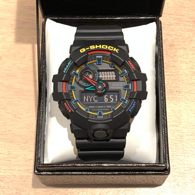 G-SHOCK GA-700SE-1A9JF スミ入れ カスタム 未使用 美品時計