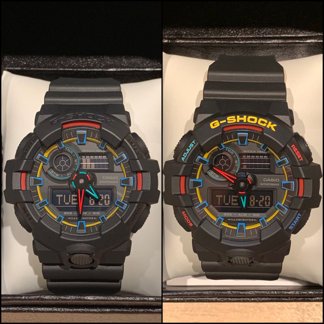 G-SHOCK(ジーショック)のG-SHOCK GA-700SE-1A9JF スミ入れ カスタム 未使用 美品 メンズの時計(腕時計(アナログ))の商品写真