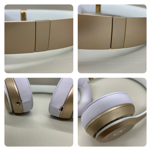大人気Beats solo2 Wirelessゴールド、比較的綺麗です♪