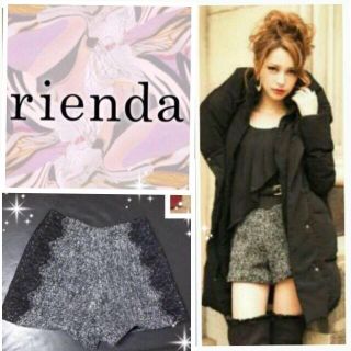 リエンダ(rienda)のriendaツイードショートパンツ(ショートパンツ)