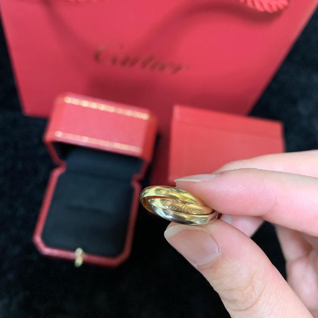 Cartier(カルティエ)のCartier ３連リング  ☆チョコたんさん専用 レディースのアクセサリー(リング(指輪))の商品写真