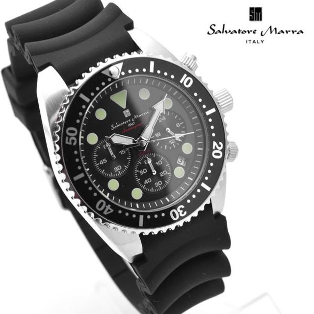 Salvatore Marra - サルバトーレマーラ 腕時計 メンズ 20気圧 防水 時計 ブラック 黒の通販 by おもち's shop｜サルバトーレマーラならラクマ