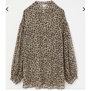 マウジー(moussy)の今季新作♡MOUSSY SHEER LEOPARD シャツ♡レオパードシャツ新品(シャツ/ブラウス(長袖/七分))