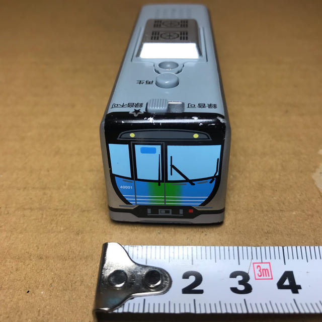 西武鉄道40000系 プルバックミニカー 録音再生機能付 動作確認済み キッズ/ベビー/マタニティのおもちゃ(電車のおもちゃ/車)の商品写真